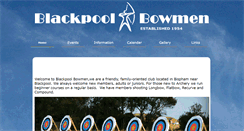 Desktop Screenshot of blackpoolbowmen.co.uk